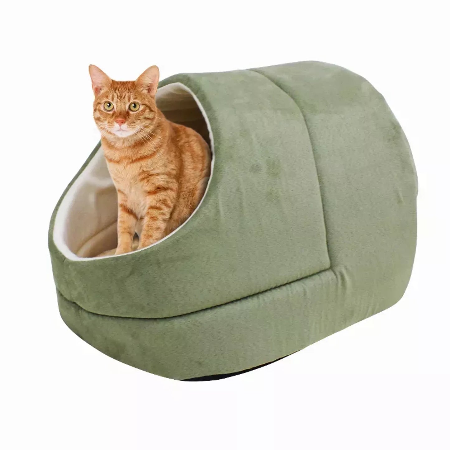 GOOPAWS Pet Hideway Sleeping Cuddle Cave