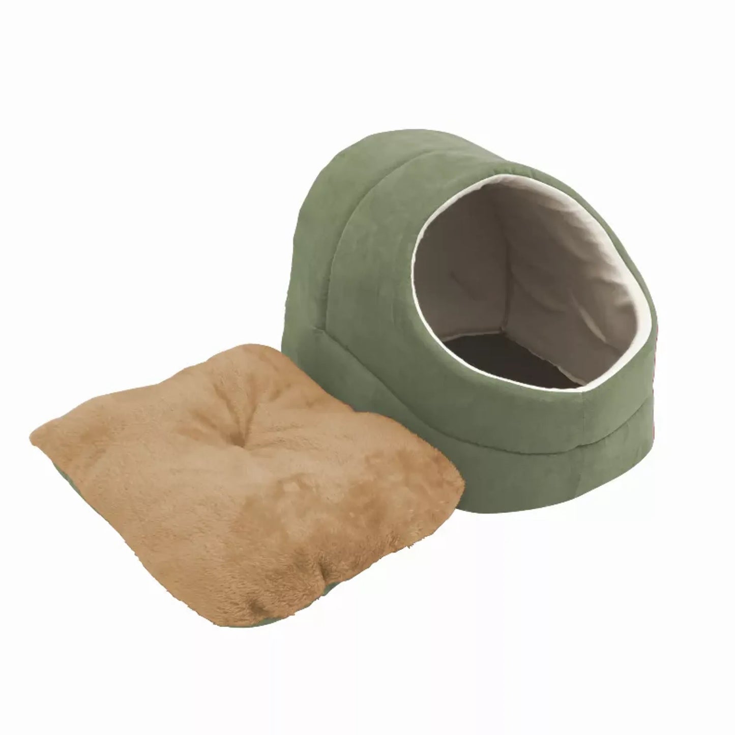 GOOPAWS Pet Hideway Sleeping Cuddle Cave