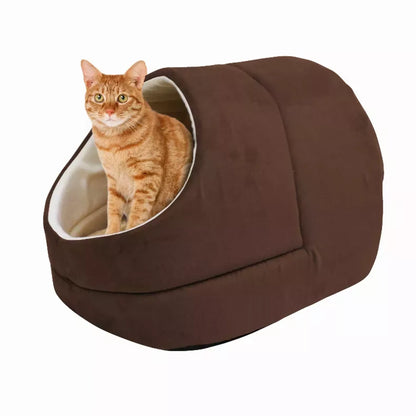 GOOPAWS Pet Hideway Sleeping Cuddle Cave