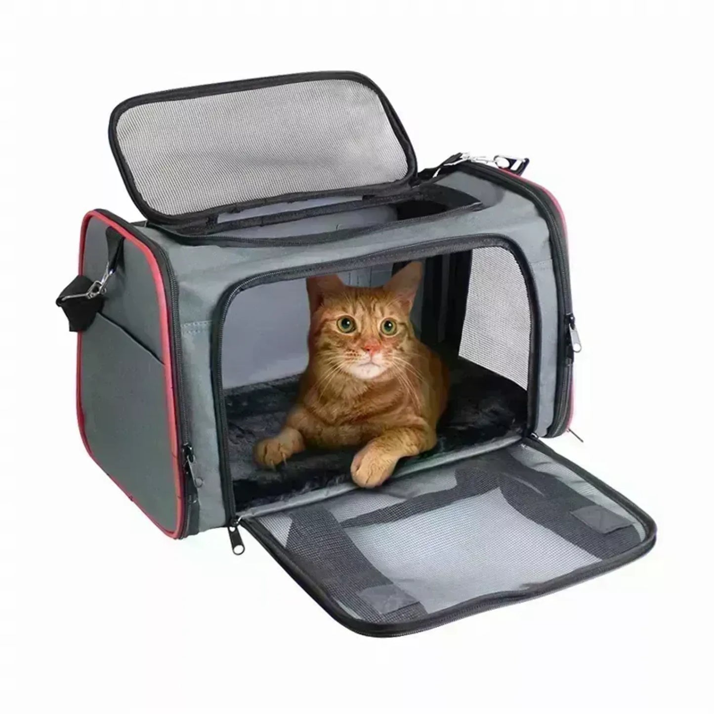 GOOPAWS Soft-Sided Pet Carrier for Small Dogs & Cats (Airline Approved)