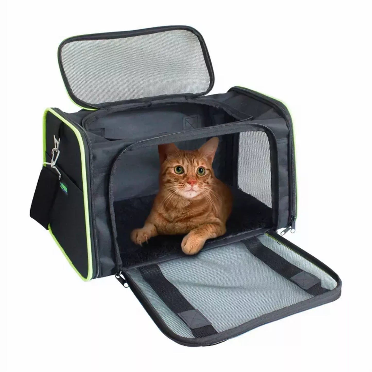 GOOPAWS Soft-Sided Pet Carrier for Small Dogs & Cats (Airline Approved)