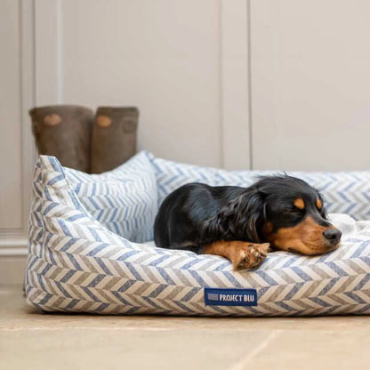 Waikiki Eco-Fabric Bolster Dog Bed