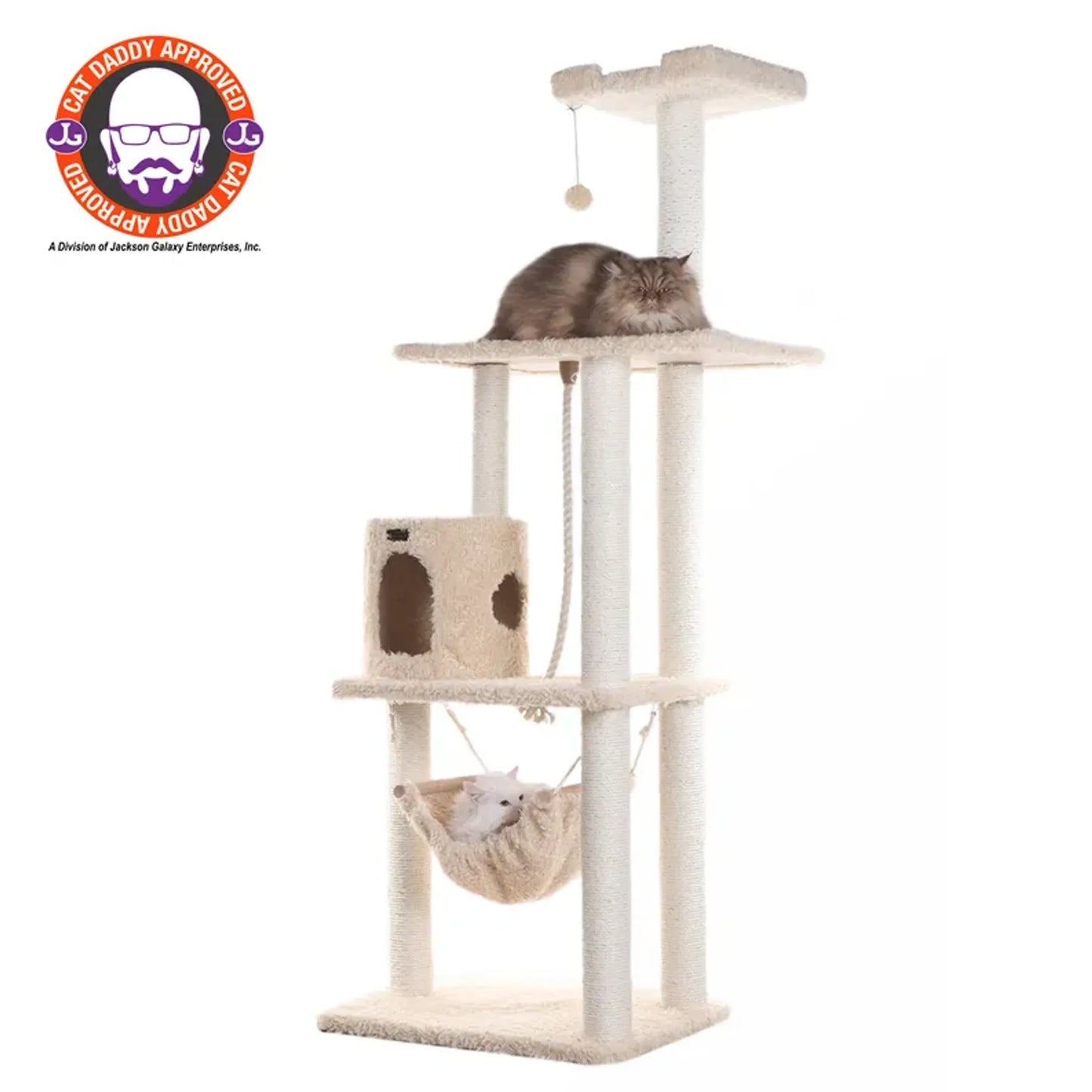 Armarkat Cat Condo / Scratcher (Ultra thick Faux Fur)